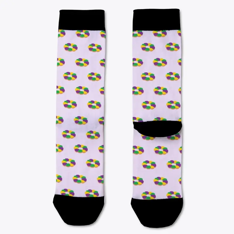 King Cake Socks